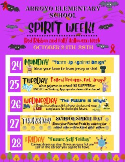 Red Ribbon and Fall/Halloween Week | Pomona Unified School District