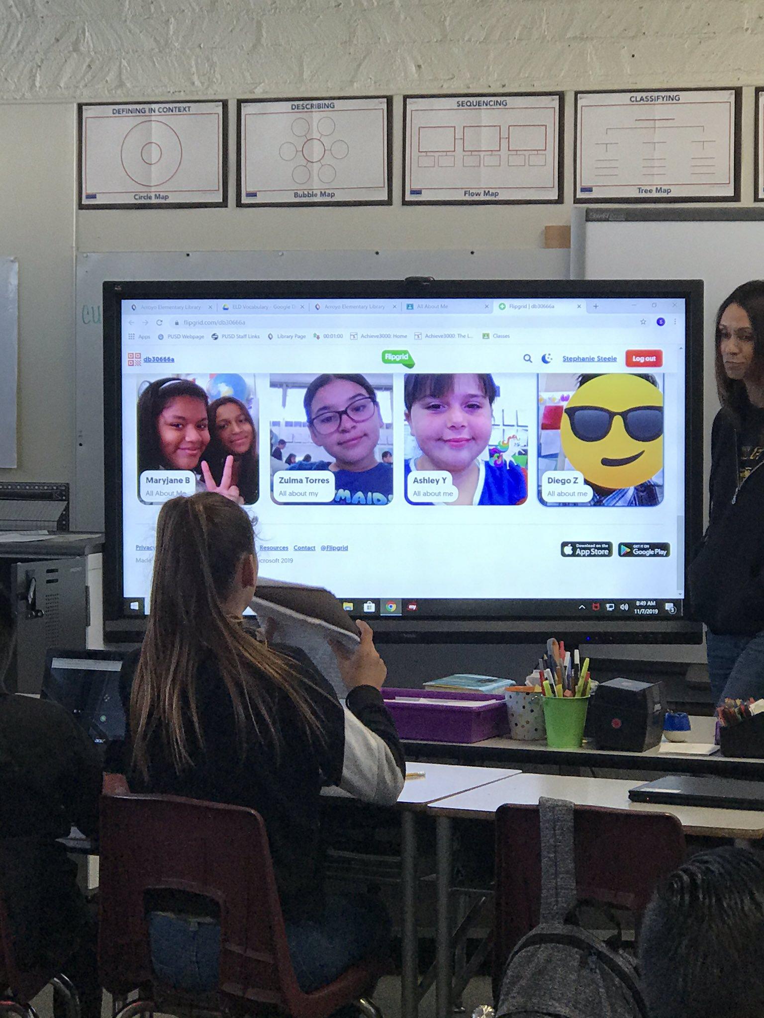 Arroyo Panthers use Flipgrid to enhance their writing, listening and speaking skills in language Acquisition! Thank you Ed Tech for leading our scholars and preparing them for college and beyond!